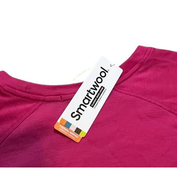 Smartwool Classic Thermal Merino Base Layer Crew Women's Size 4X Pink Plus - Picture 8 of 11